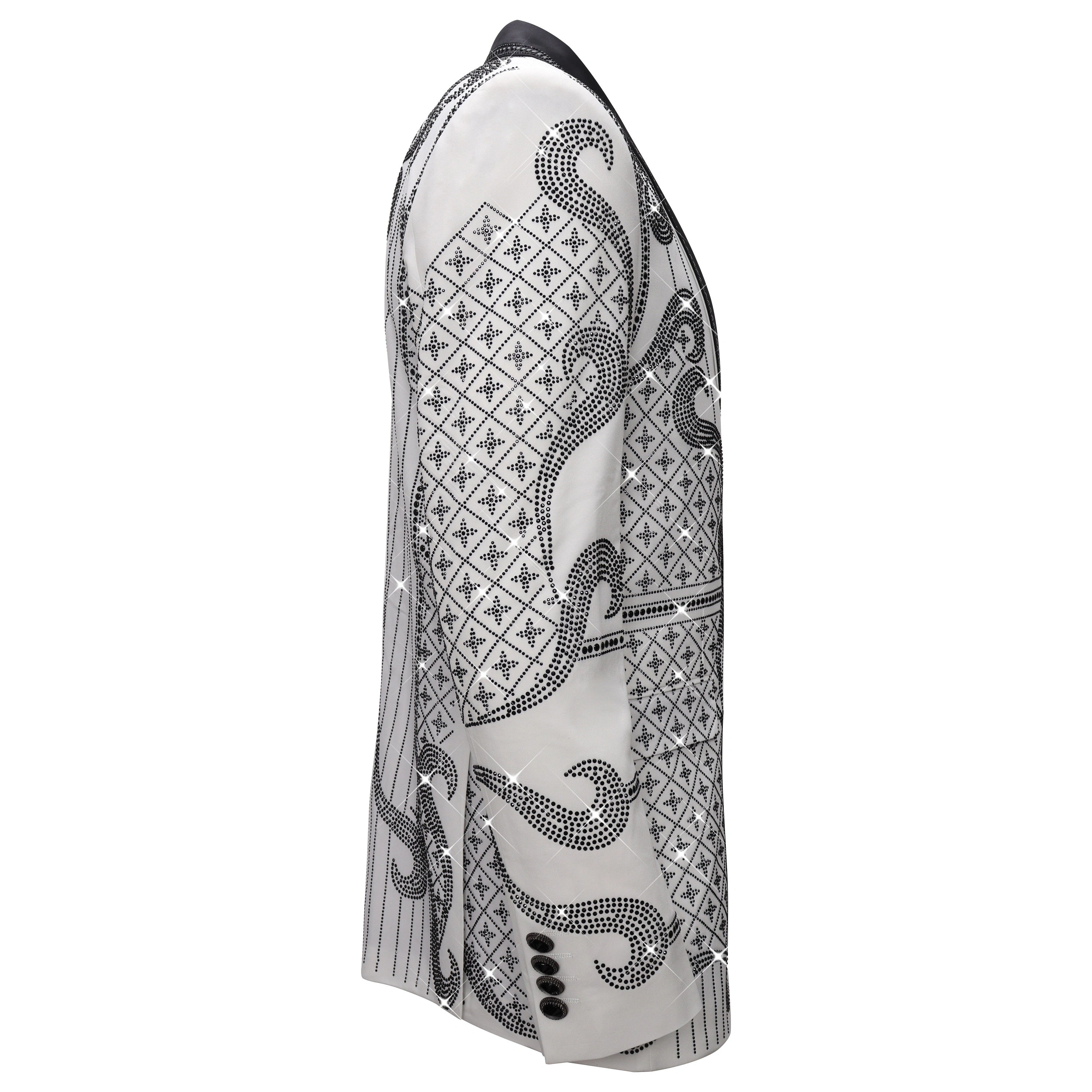 Elegant Tailor White & Black: Timeless Style for the Discerning Gentleman.